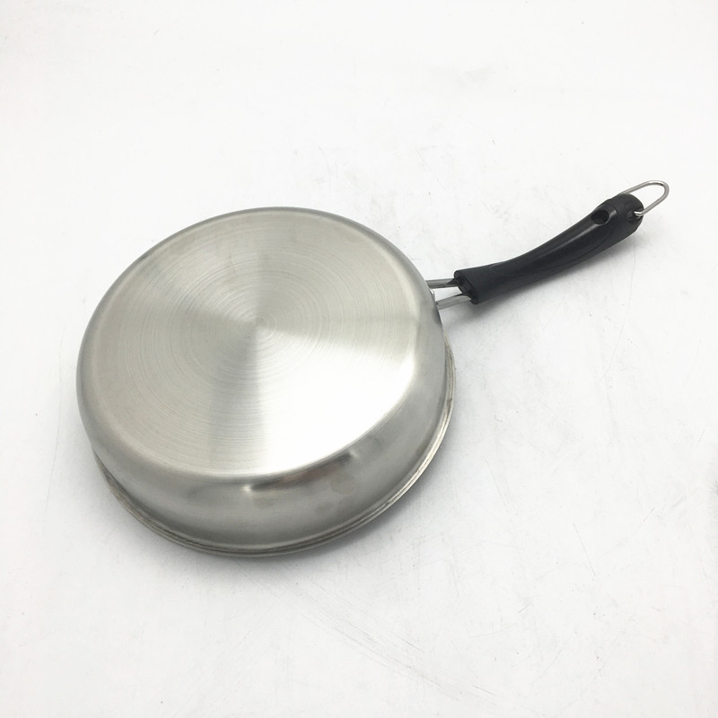 Kitchen Cookware 20cm Stainless Steel fish frying pan/Skillet/saucepan