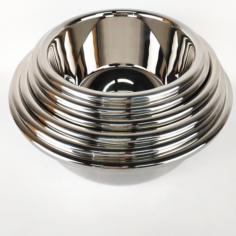 Thickening stainless steel condiment basin 20-36cm vegetables wash basin Stainless Steel Food Basin