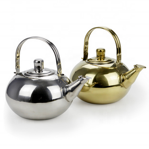 Factory supplier silver /  gold Stainless Steel one cup teapot