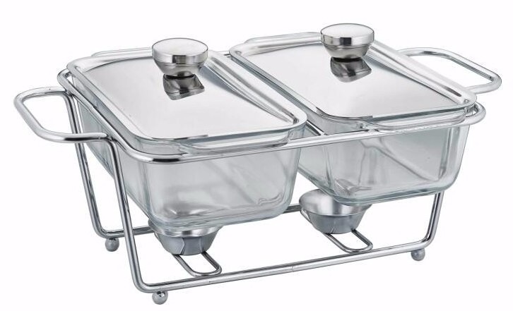 High Quality Clear chafing dish burner glass lid chafing dish , chafing dish heater