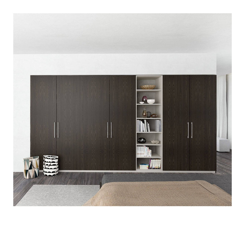 Custom Open Design Portable Bedroom Furniture Closet  Veneer Wardrobes