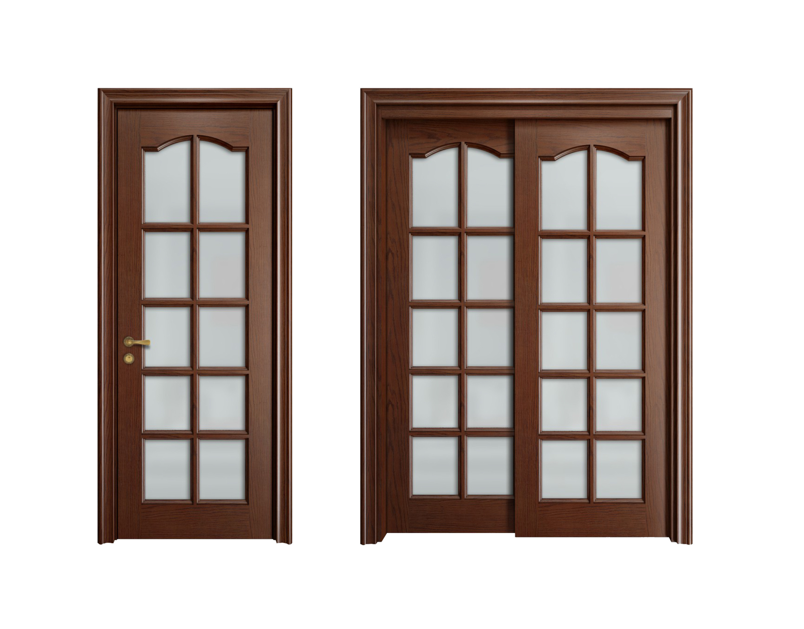 Professional wholesale custom solid wood security side opening interior bedroom doors