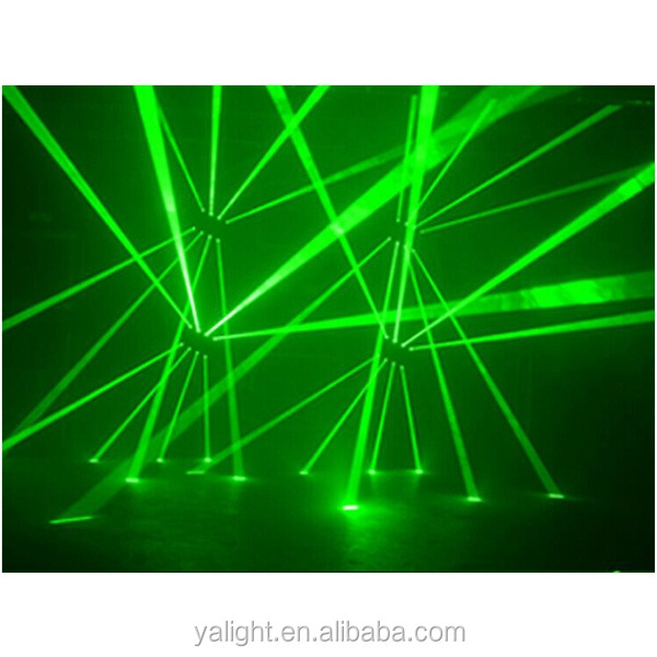 Professional 8 eyes RGB Laser Beam KTV Disco Stage Lights Night Club Equipment Show Light