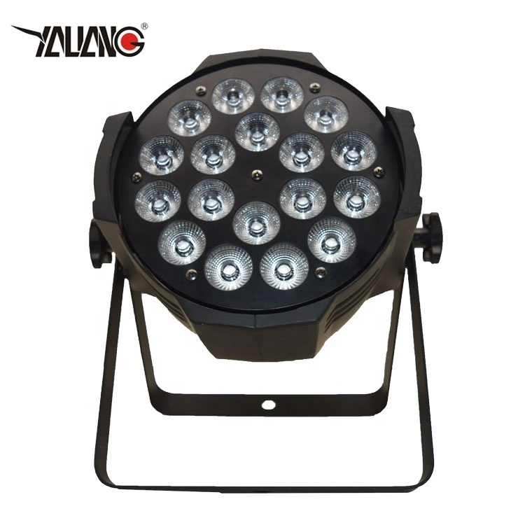 Manufacturer 18 led light RGBWA +UV wire with powercon dmx control disco lighting led par can stage lights