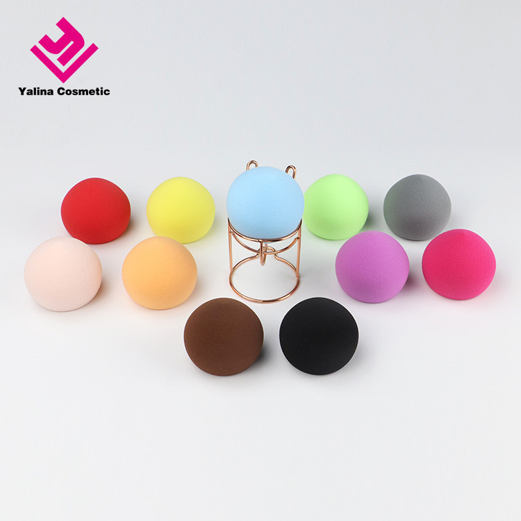 Custom Logo Laser Beauty Sponge 4pcs 8pcs Marshmallow Foundation Puff Latex Free Peach Makeup Sponge Blender Set Packaging Box