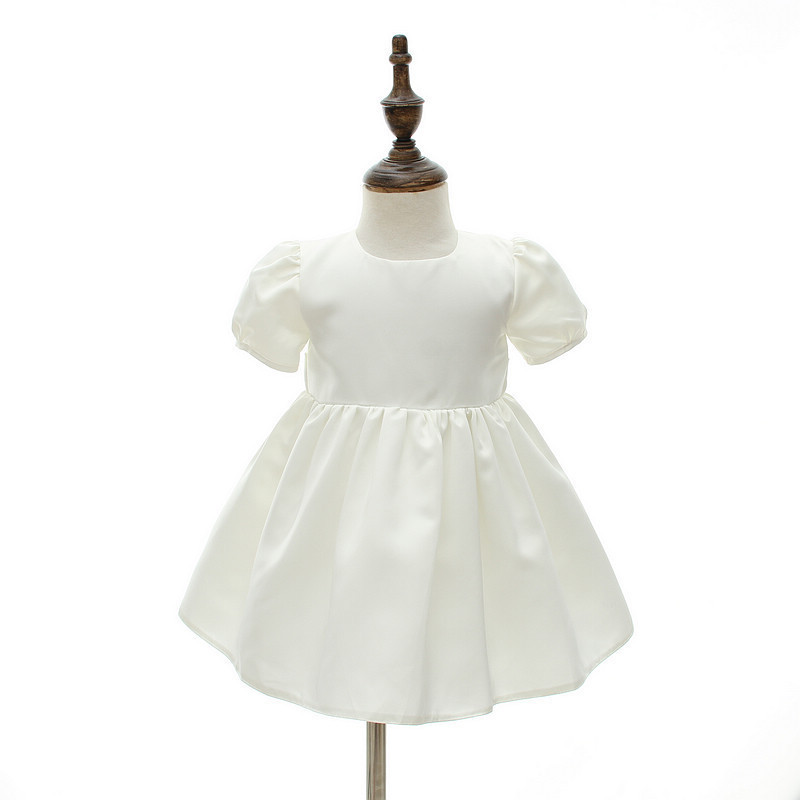 hot selling 3pcs set kid clothes girls' dress 3 month baptismal birthday girl christening baptism dress gown