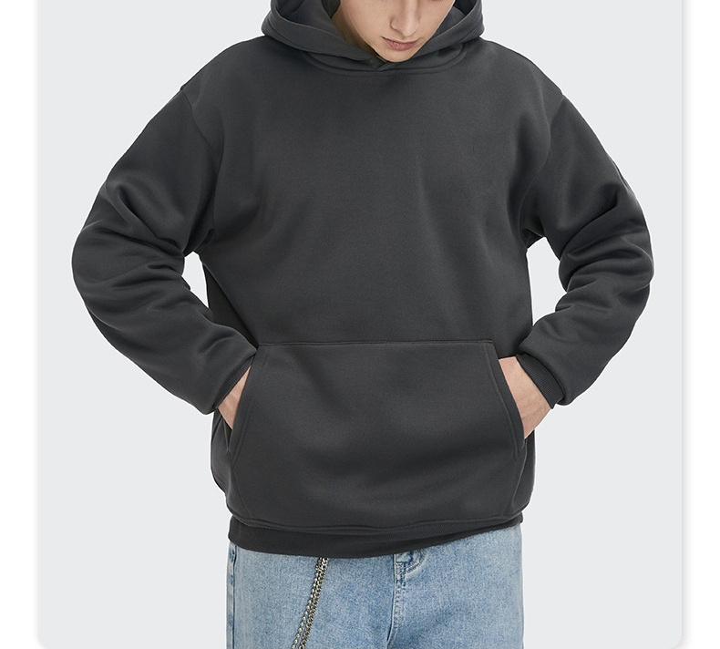 street wear  heavyweight hoodie men 20 oz hoodie black pullover 80% cotton 20% polyester hoodies