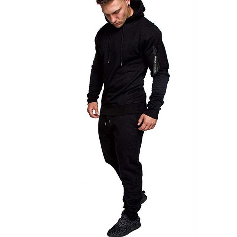 Yali wholesale private label mens tracksuit high quality custom logo sport wear men's tracksuits zipper sweat suits set