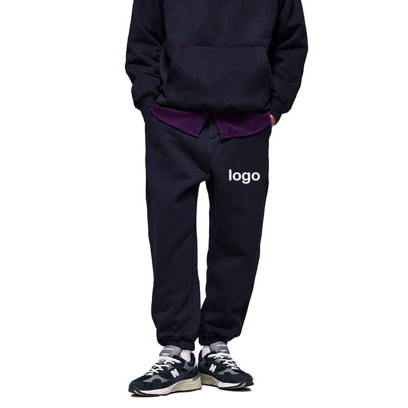 YALI High Quality 400 GSM Essential Polar Fleece Plain Heavy Weight Joggers Sweatpants