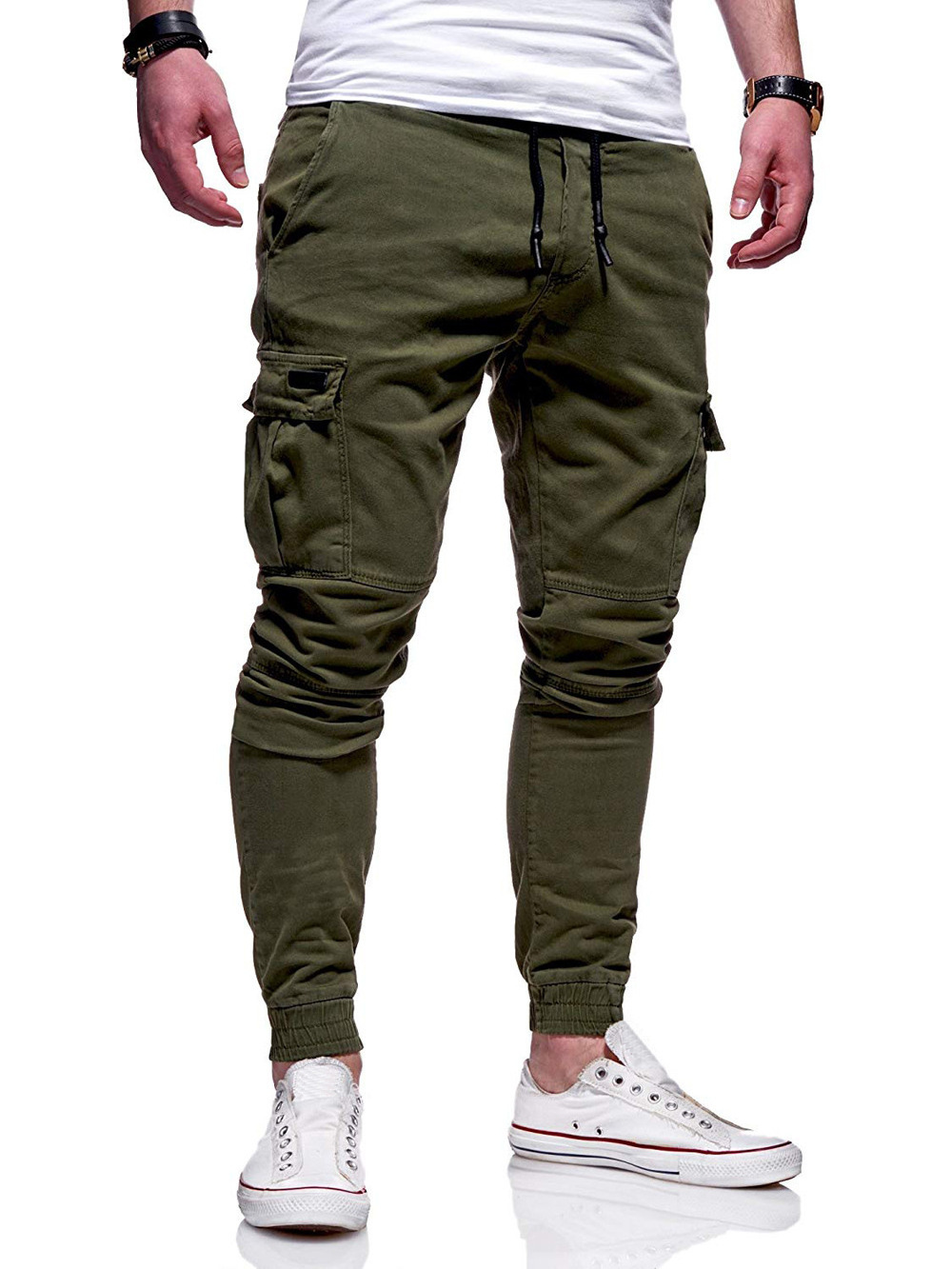 designer Man Clothing cargo pants manufacture, Fashion Tapered Sports Trousers Men's Casual Joggers Pants with pocket