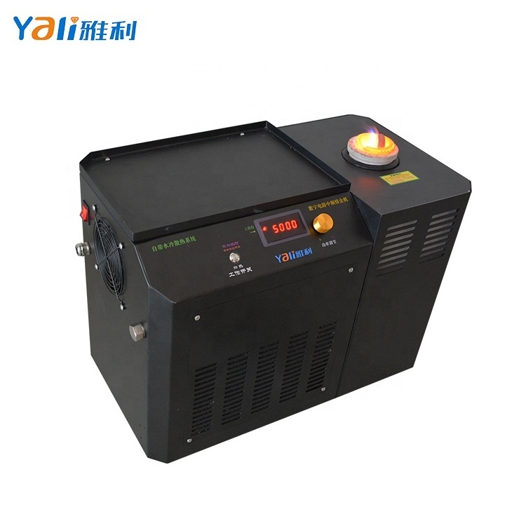 220V 3KG Gold Capacity Metal Melting Furnace Gold Melter Induction Smelting Machine