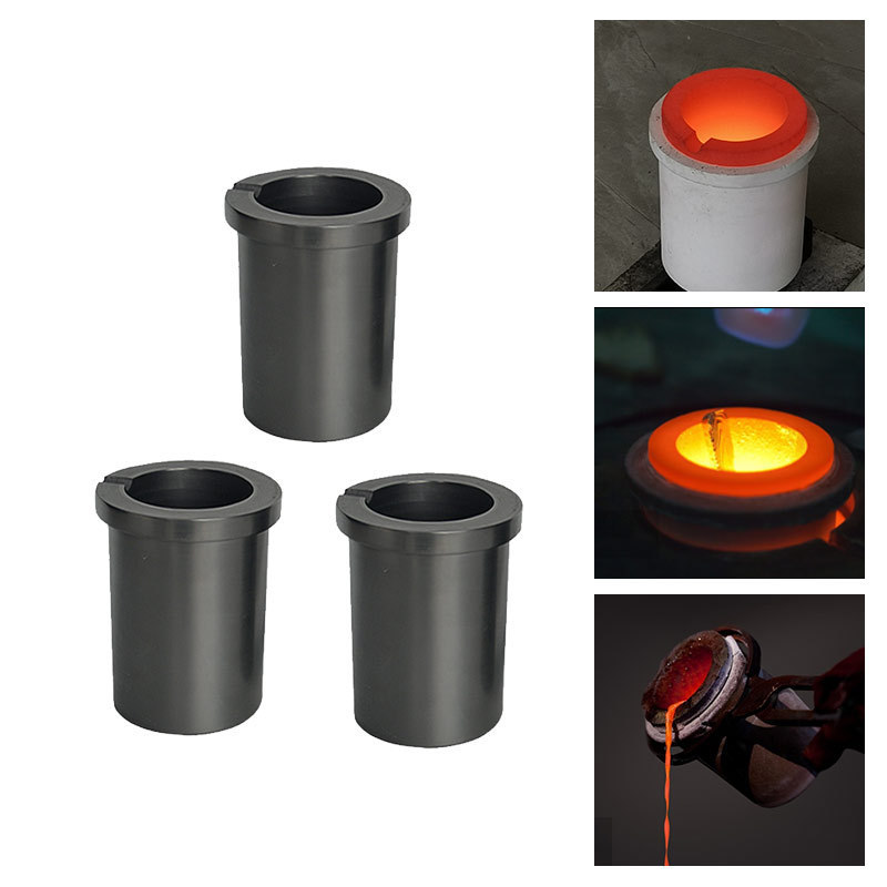 High  Density Purity Graphite  High Temperature resistance Heat fast Bearing Capacity Carbon Crucibles