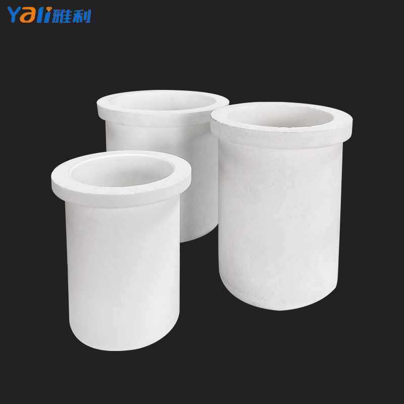 5KG 6kg Ceramic Crucibles Coat Ceramic Shield Crucible Melt Metal for Induction Melting Furnace