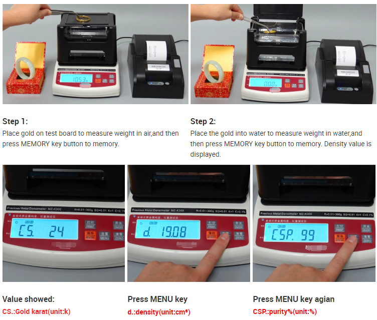 Portable Gold Tester Purity Testing Machine Precious Metal Tester