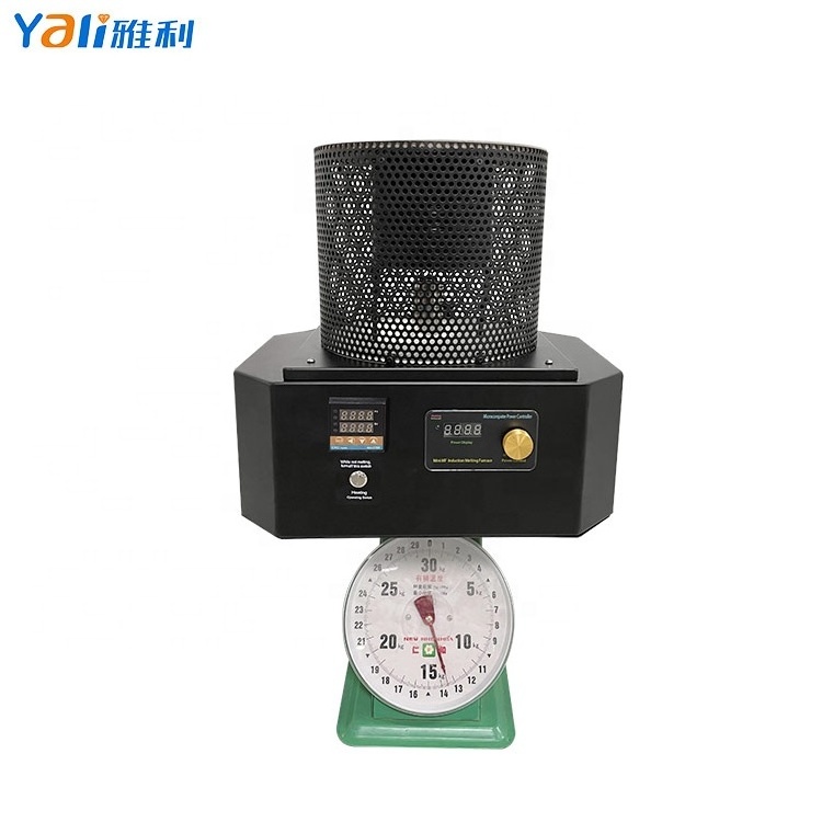 Small 6KG Temperature Control Induction Furnaces Smelt Oven Melting Furnace For Gold Silver Copper Aluminium Smelting Machine