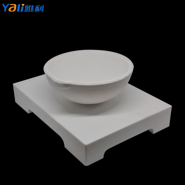 Hot sale 250 grams Ceramic Bowl Corrosion Resistance Quartz Crucible Ceramic Boat Crucible For Melting Platinum