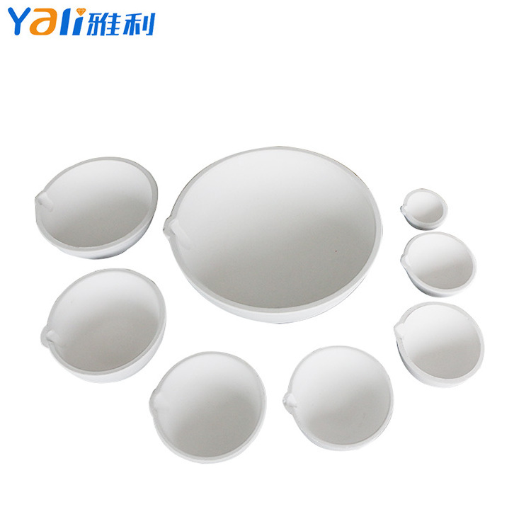 Hot sale 250 grams Ceramic Bowl Corrosion Resistance Quartz Crucible Ceramic Boat Crucible For Melting Platinum