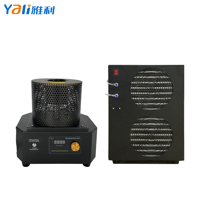 1-6KG Gold Capacity Induction Silver Copper Aluminum Melting Furnace Small Melting Machine For Smelting Gold