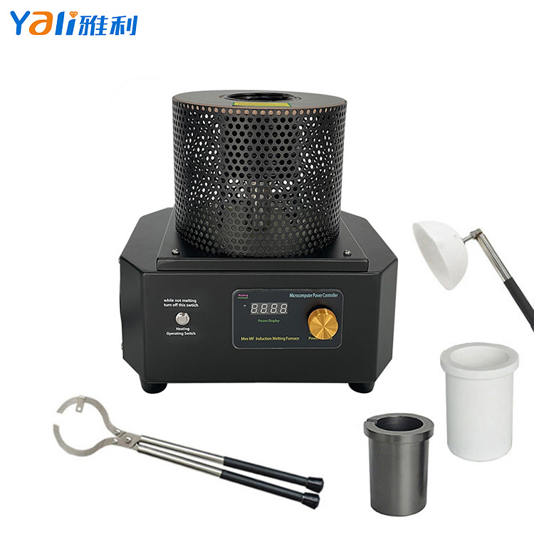 1-6KG Gold Capacity Induction Silver Copper Aluminum Melting Furnace Small Melting Machine For Smelting Gold