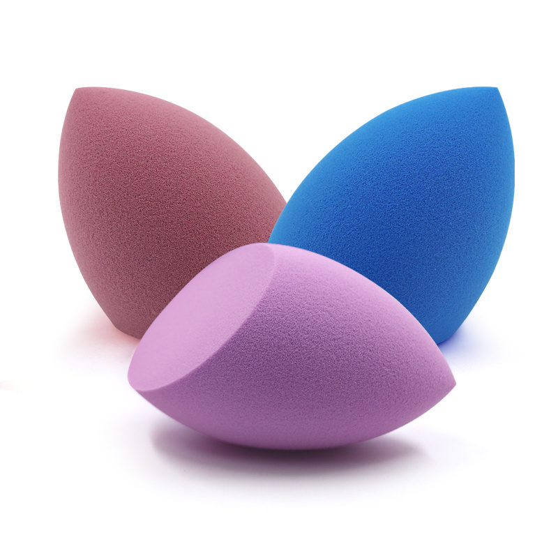 Trending Products 2023 New Arrivals Makeup wholesale high quality waterdrop laser one side cut sponges beveled  makeup sponge