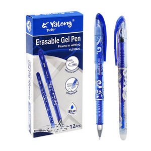 Yalong Classic Erasable Ink Ballpoint Pen With Eraser, Creative  Little Rubbing Head Erasable Pen