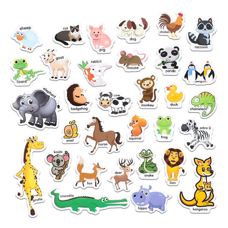 Sticker Book Animal Sticker Set Washable Reusable Anime Activity Book 3D Puffy Foam Stickers For Children Home Travel Creativity