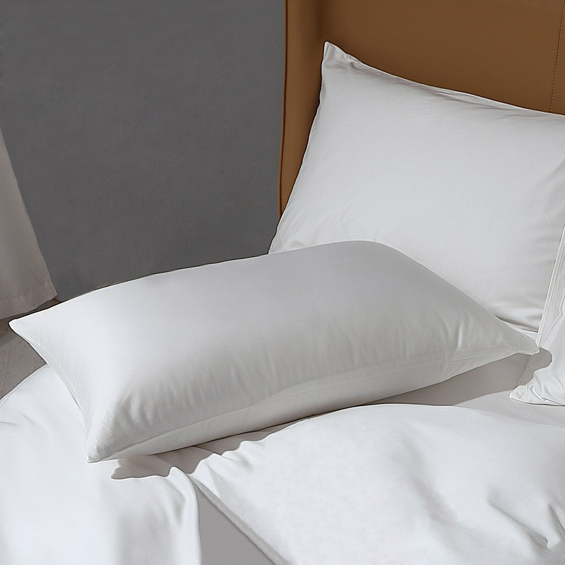 Custom Hot Selling 5 Star Hotel 100S Long-Staple Cotton Pillow Case All Sizes White Bed Pillow Protector Pillowcase