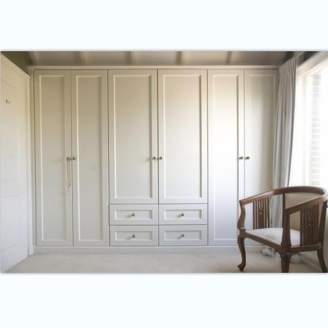 YAMAN Latest Designer Swing Door Wooden American Style Antique Bedroom Wardrobe Design With Drawers