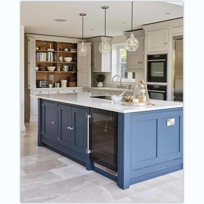 America Modular Solid Wood Kitchen Cabinet Pantry Kitchen Cabinets Solid Wood Customized Classic Solid Wood Kitchen Cabinet