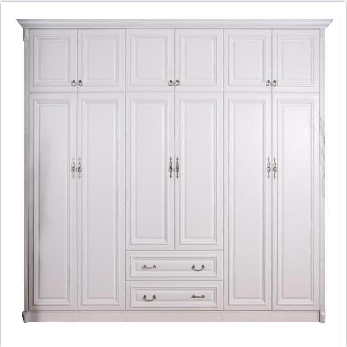 YAMAN Latest Designer Swing Door Wooden American Style Antique Bedroom Wardrobe Design With Drawers