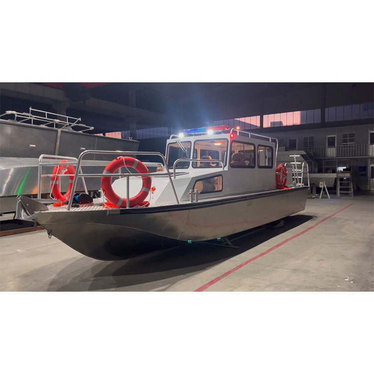 4.9m Port High Speed Pilot Patrol Boat White Knot Color Material Aluminum boat for Sale