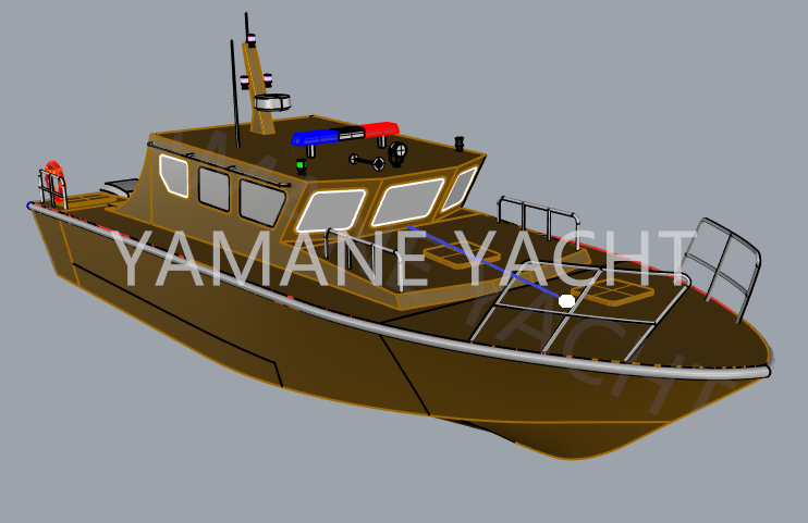 11.3m Alu Ambulance Rescue Work Boat New Model