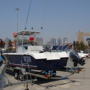 Fiberglass Fishing Boat 7.20m 24ft Center Console T-Top Fishing Vessel Sports Boat