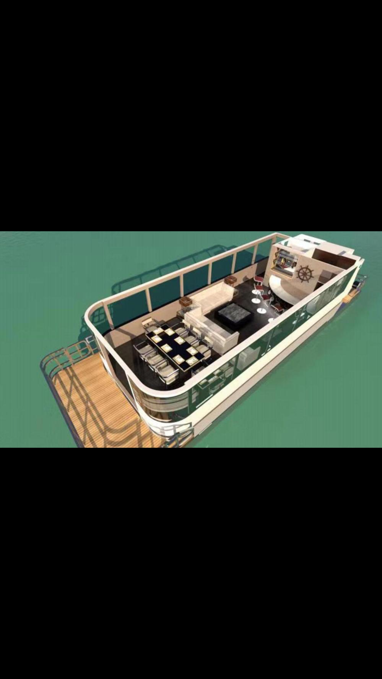 38ft Water Taxi  Aluminum Passenger Boat Alloy Ferry Barge Landing Craft Work Boat for sale