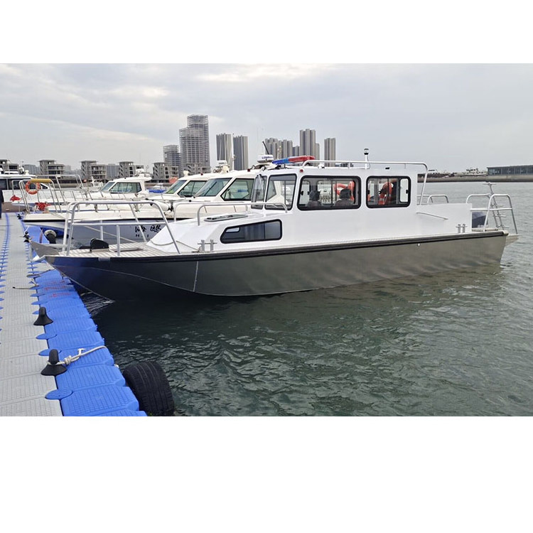 4.9m Port High Speed Pilot Patrol Boat White Knot Color Material Aluminum boat for Sale