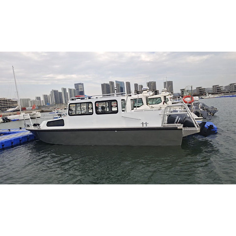 Oem Chinese Manufacture Aluminum Patrol Boat Pilot Boat Rescue Boat With Motor For Sale