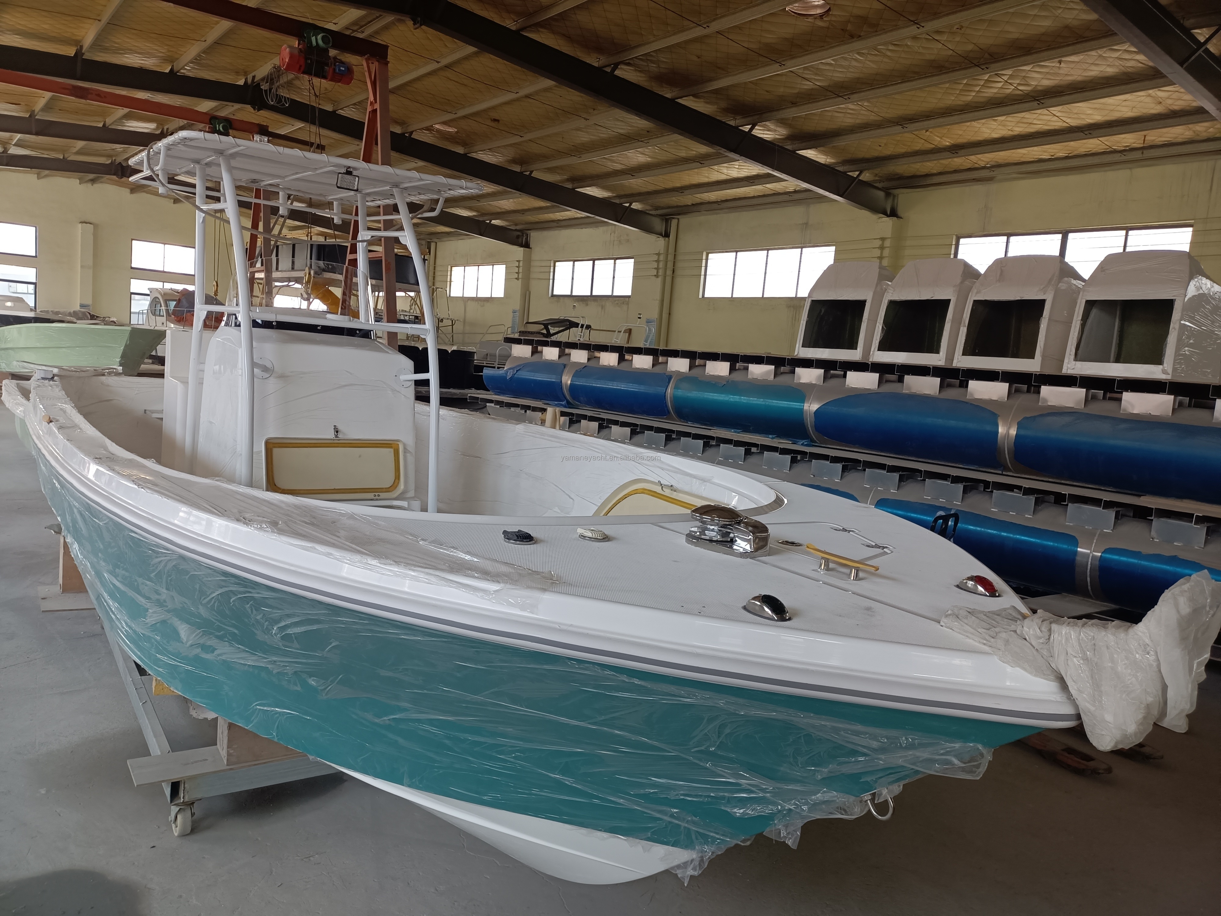 28ft Fiberglass High Speed Fishing Tuna Boat Vessels Sports Boat Marine Ships For Sale