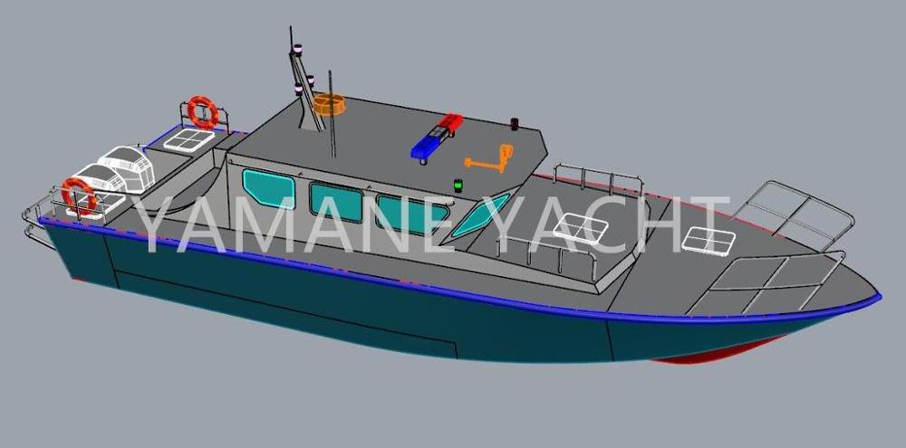 11.3m Alu Ambulance Rescue Work Boat New Model