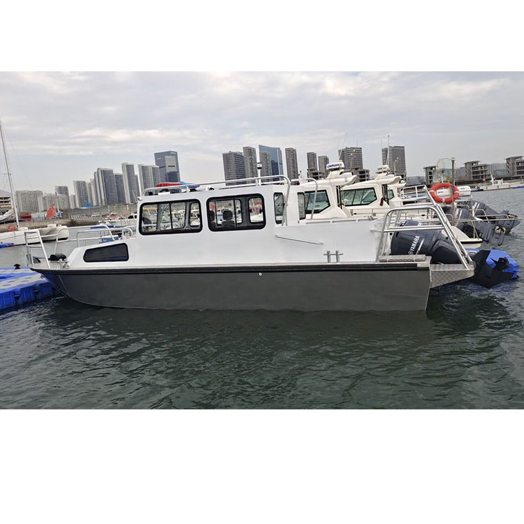 Oem Chinese Manufacture 32Ft Aluminum Patrol Boat Pilot Boat Rescue Boat With Motor For Sale