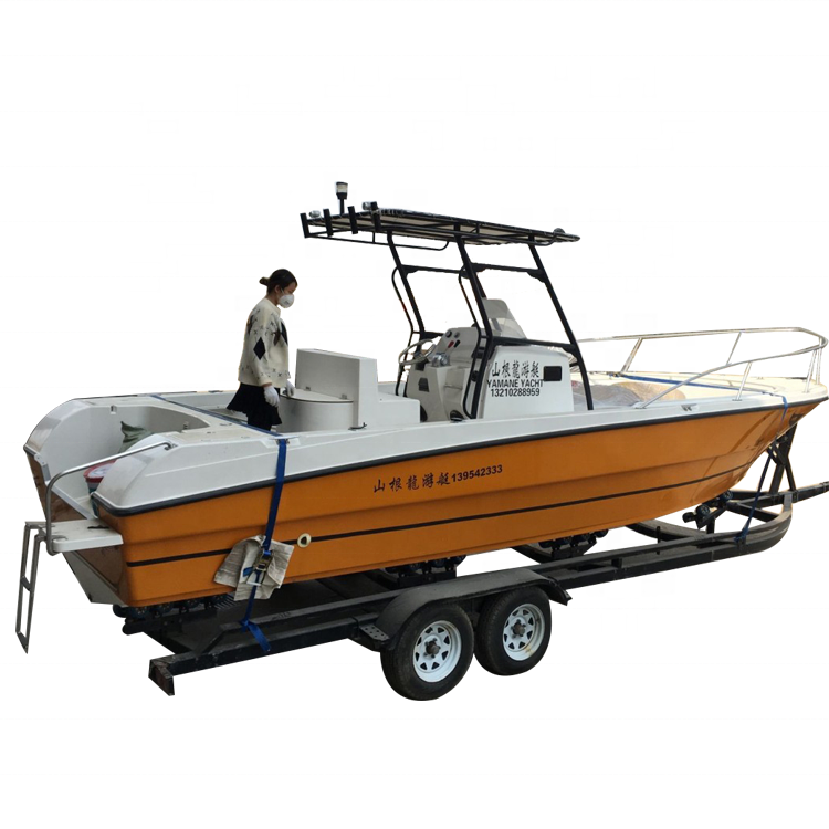 28ft Fiberglass Yacht Outboard Ocean Sports Boat High Speed Fishing Wave Boat For Sale