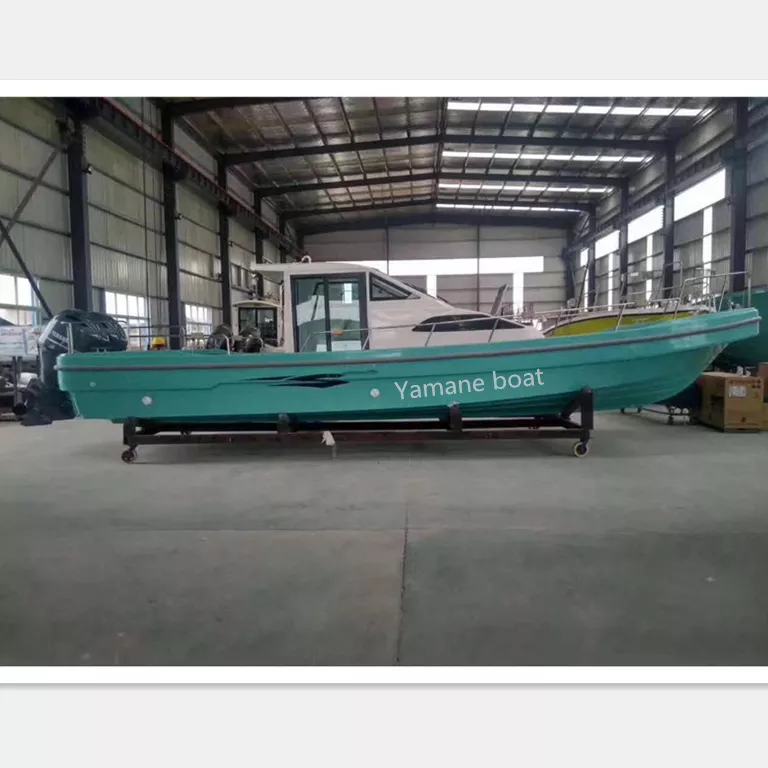 YAMANE  Hot Selling 32ft Walk Round Easy Cabin Fiberglass Fishing Boat Fiberglass Panga Boat