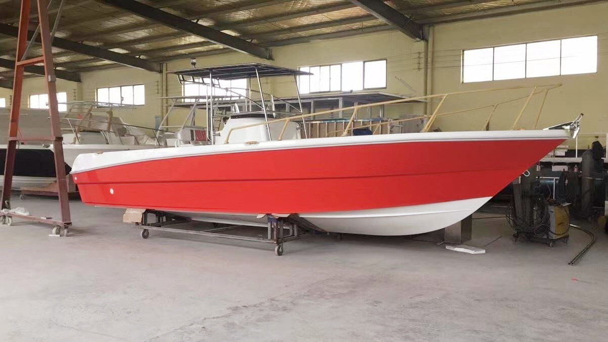 YAMANE 8.5M 28ft Center Console T-top Fiberglass Yacht Fishing Boat For Sale