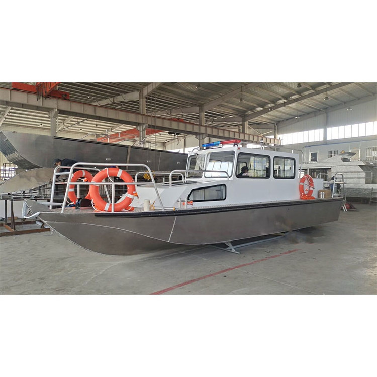 Oem Chinese Manufacture Aluminum Patrol Boat Pilot Boat Rescue Boat With Motor For Sale