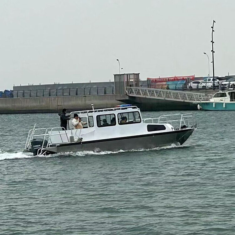 Oem Chinese Manufacture 32Ft Aluminum Patrol Boat Pilot Boat Rescue Boat With Motor For Sale