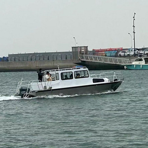 Oem Chinese Manufacture 32Ft Aluminum Patrol Boat Pilot Boat Rescue Boat With Motor For Sale