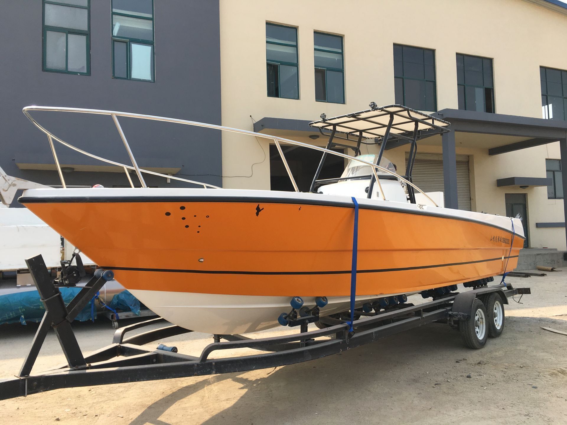 YAMANE 8.5M 28ft Center Console T-top Fiberglass Yacht Fishing Boat For Sale