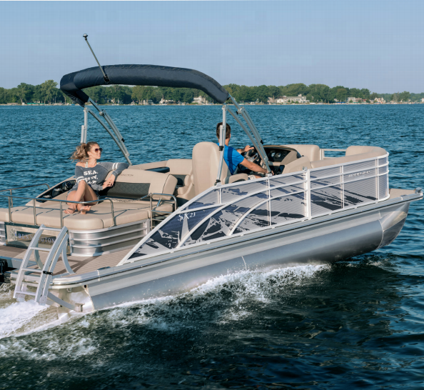 25ft Trimaran Pontoon Boat Aluminum Luxury Tourism Passenger Boat