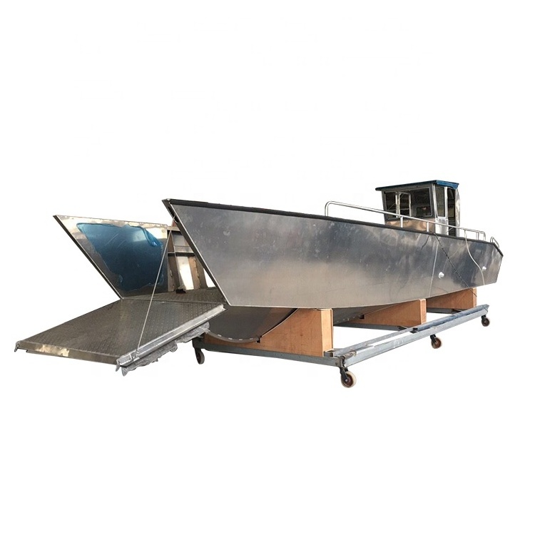 33ft Aluminum Cabin Yacht Landing Craft Boat Work Cargo Barge Fishing Vessels Ships For Sale