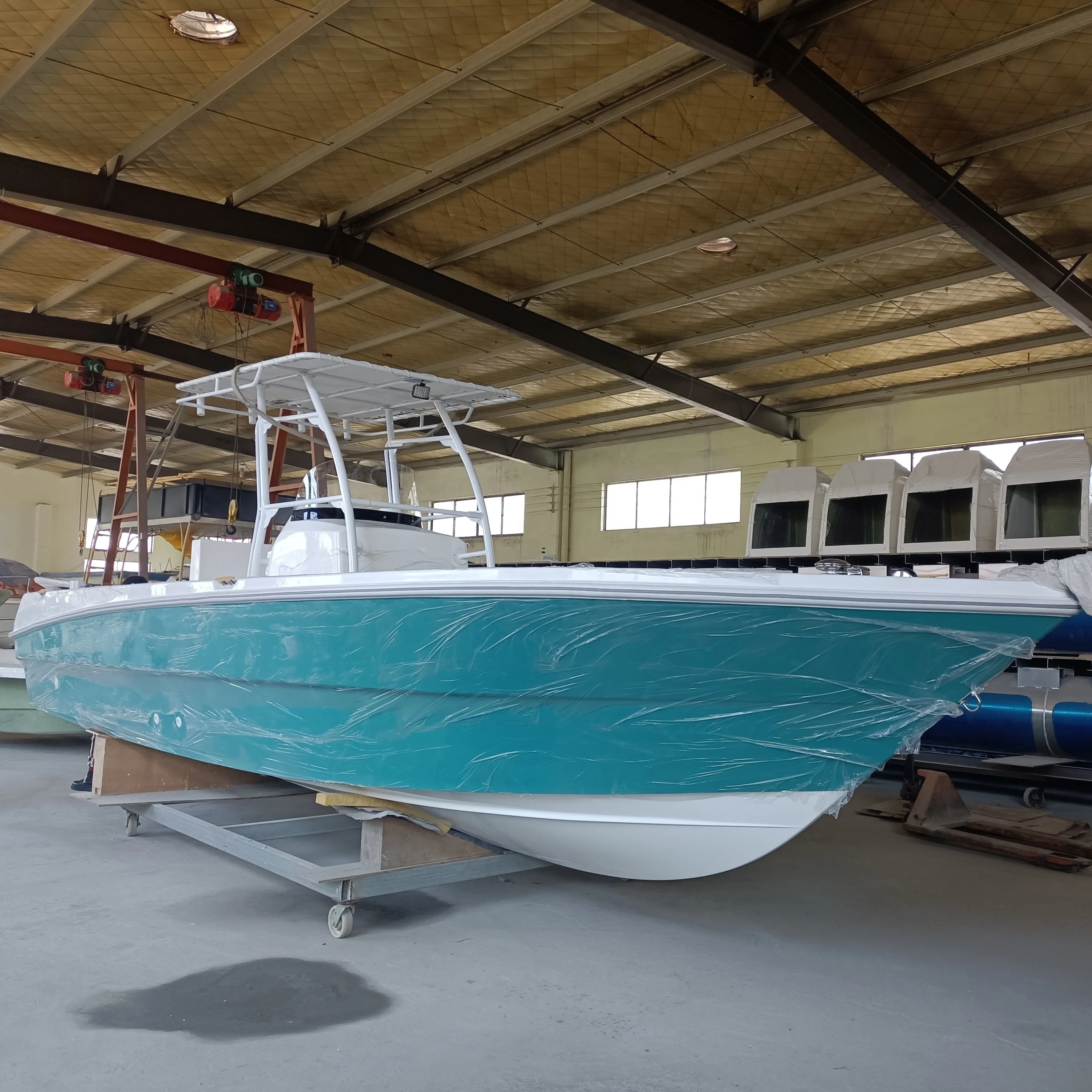 28ft Fiberglass High Speed Fishing Tuna Boat Vessels Sports Boat Marine Ships For Sale