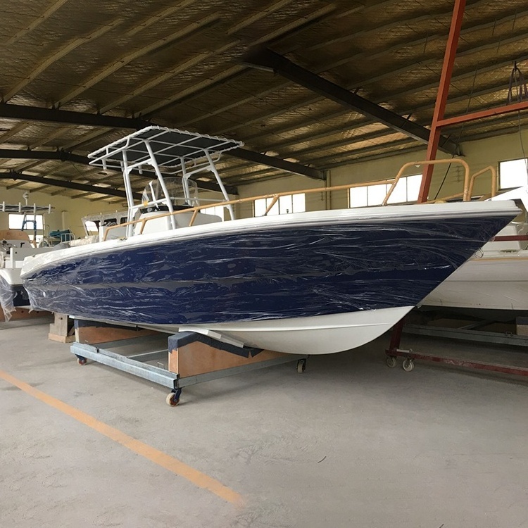 Good Performance 9.50m Fiberglass Yacht Center Console Hard Top Fishing Boats Yacht  For Sale